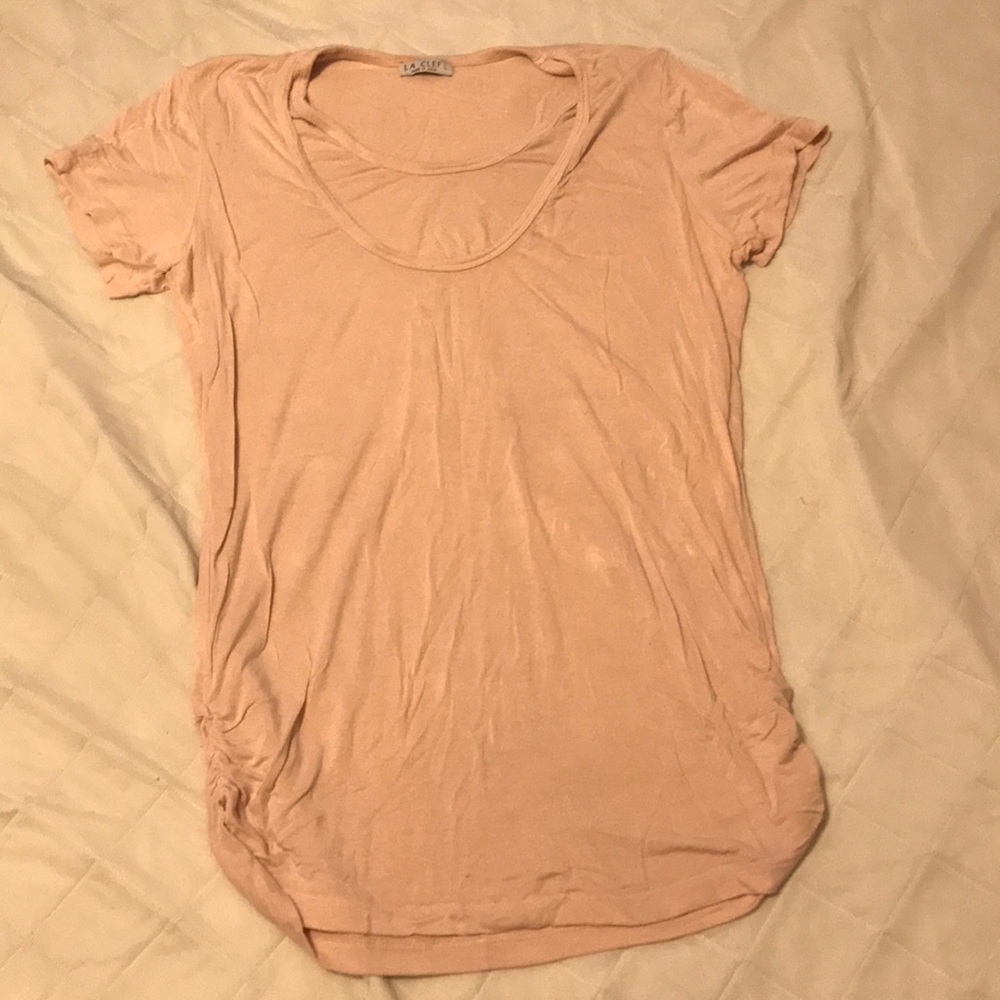 Pink maternity/nursing shirt